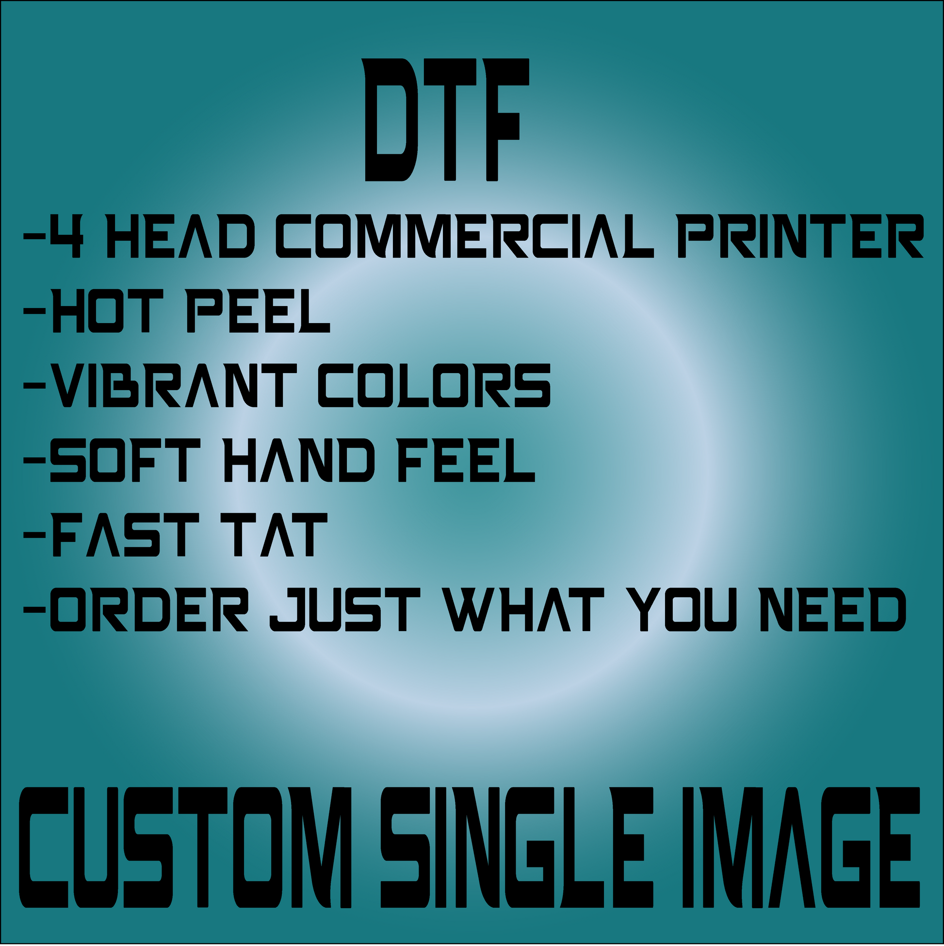 JUST IRON, AND DONE. Custom Printed DTF Transfers: iron press