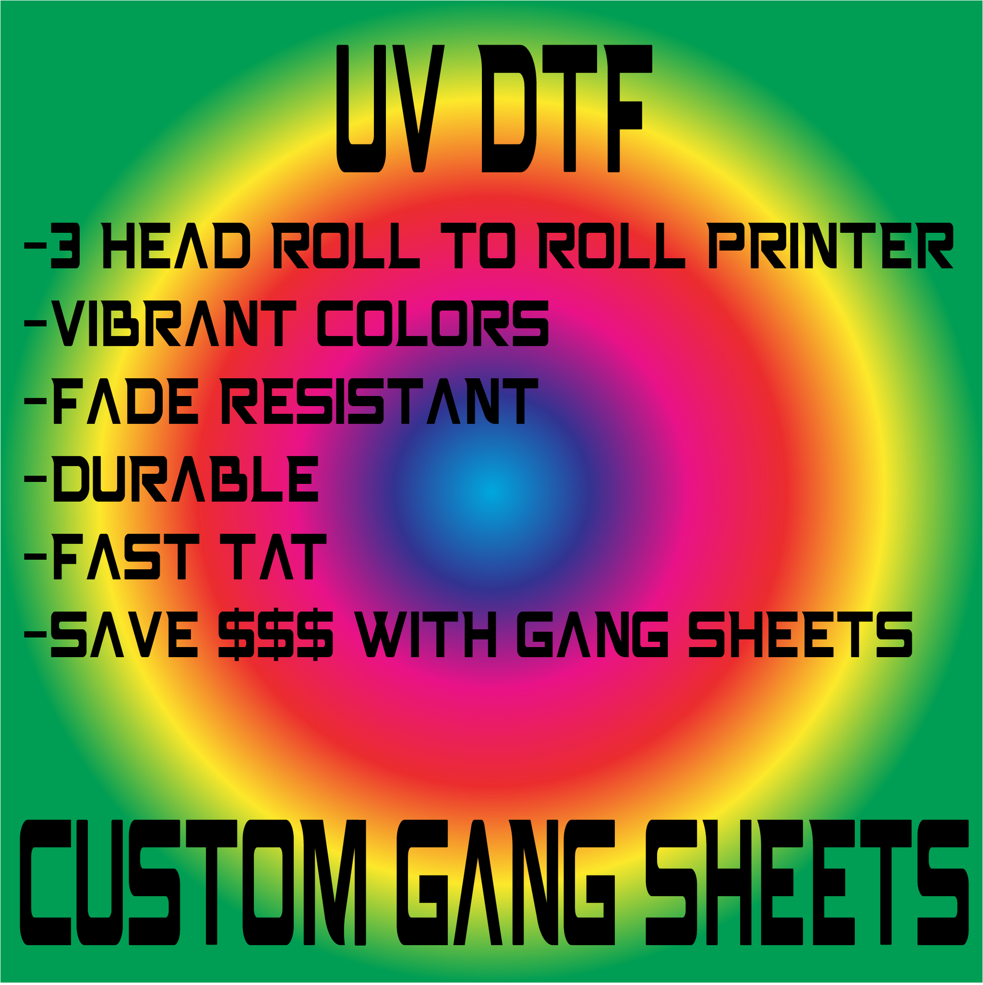 UV DTF gang sheet - Grand Sus Designs
